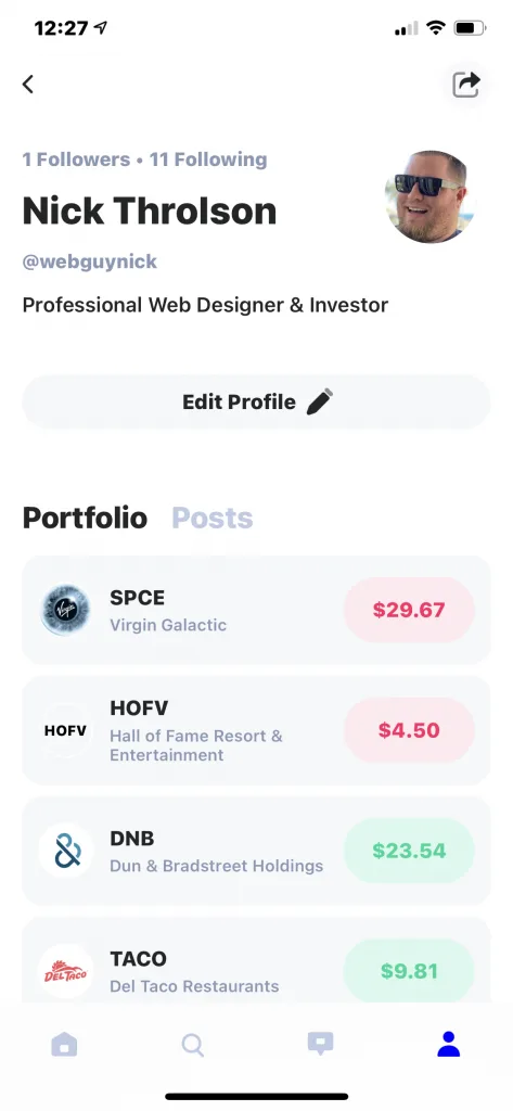 Public Investing App