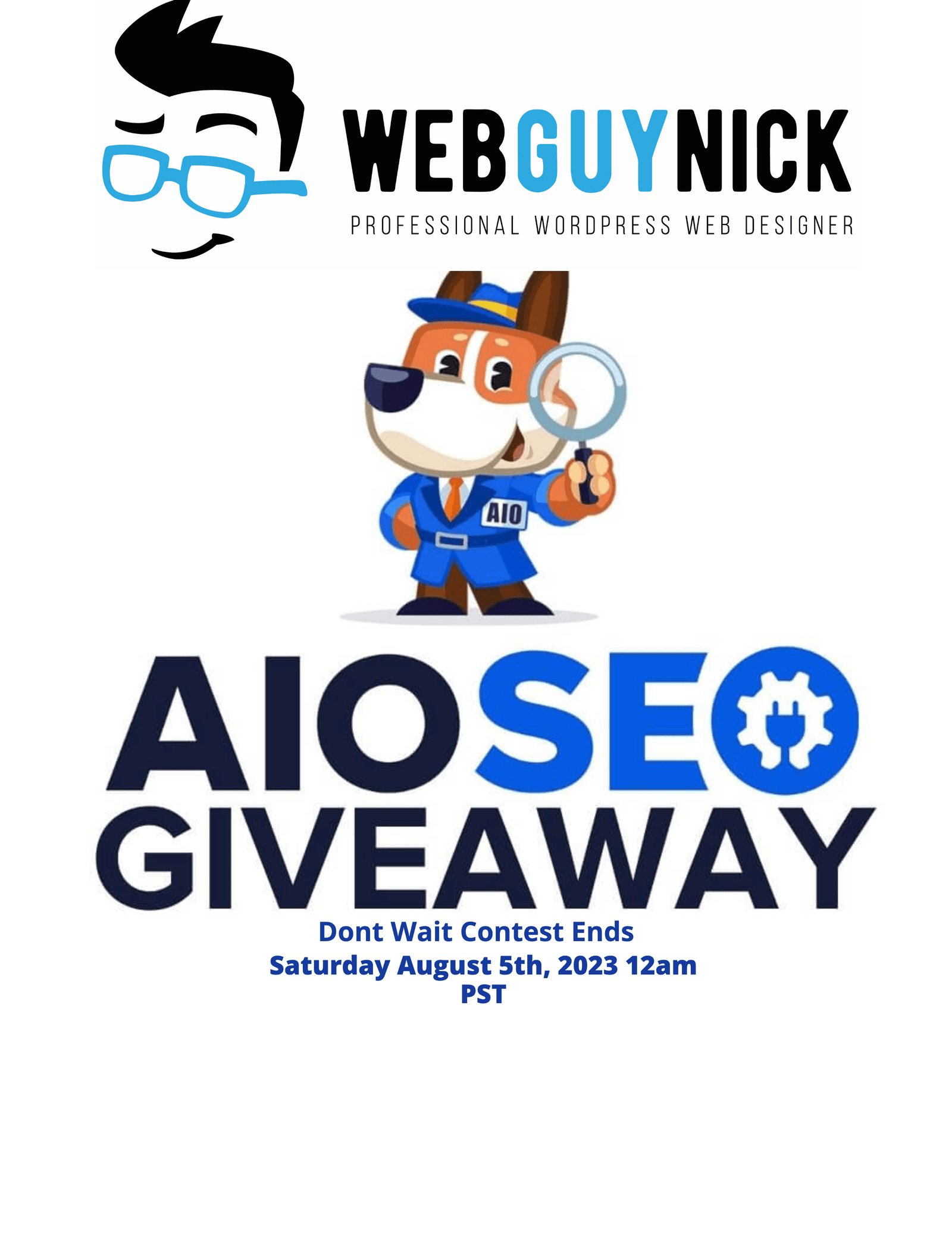 AIO SEO Giveaway Web Guy Nick
